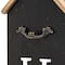 Glitzhome&#xAE; 30&#x22; Wood Home Boxed Porch Sign